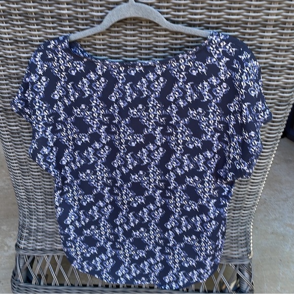 Banana Republic Floral Short Sleeved Blouse - Picture 5 of 7